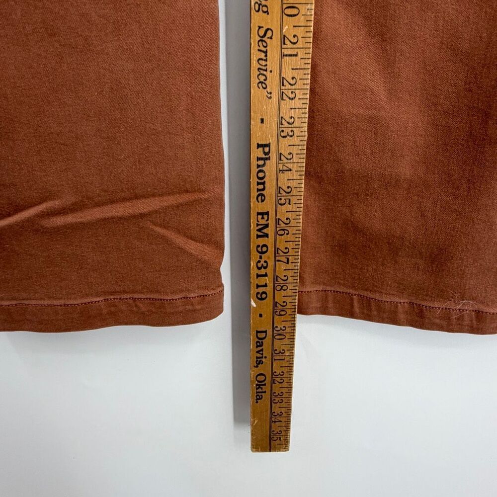 PAIGE Brooklyn 31 Wide Leg Pants Brown High Rise NWT Size 30 - Picture 7 of 12